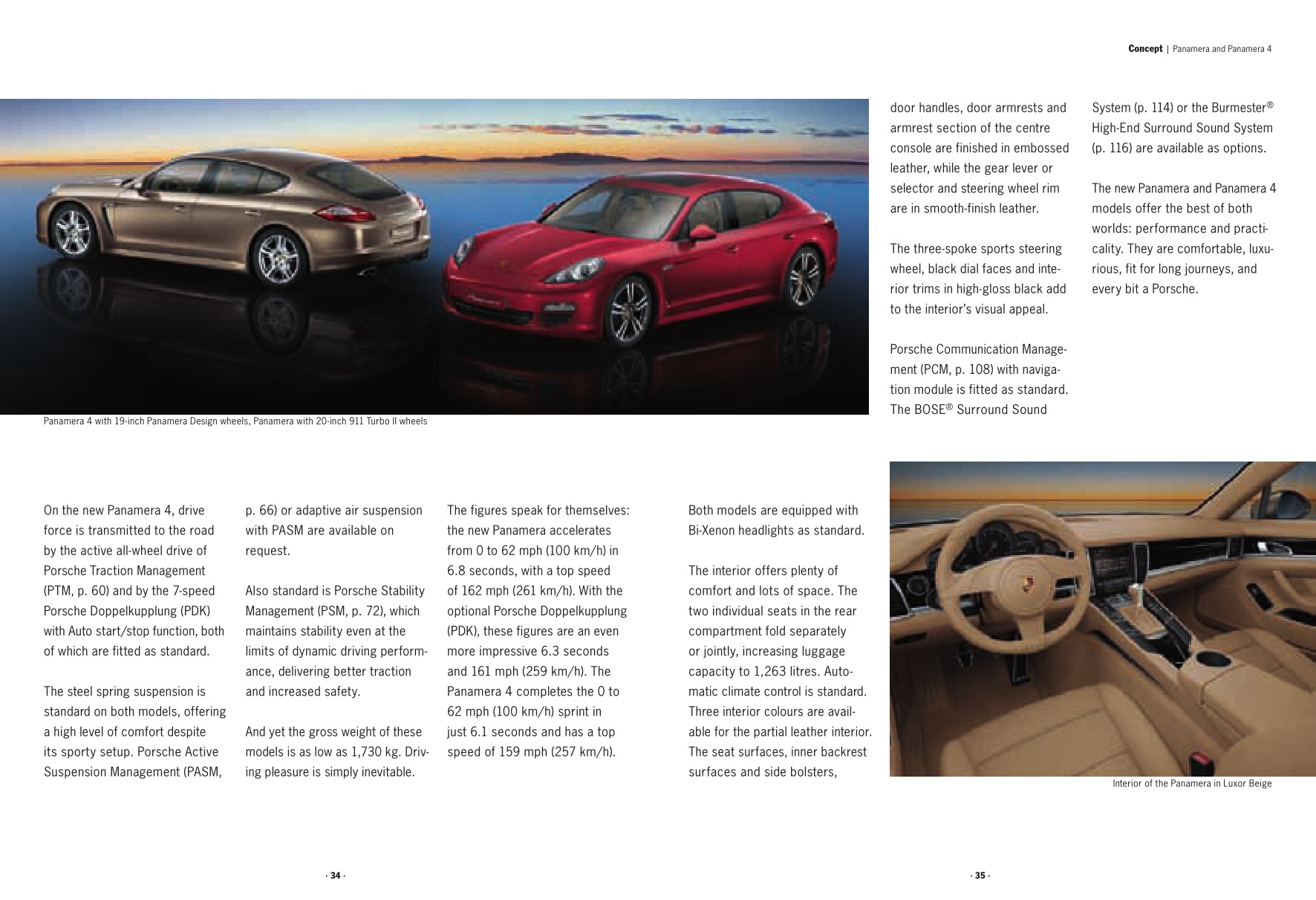 2010 Porsche Panamera Brochure Page 28